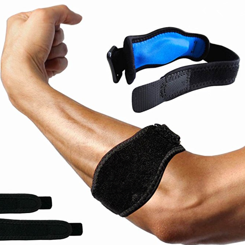 Adjustable Tennis Elbow Support Strap - Arm Support for Men & Women - Rapid Pain Relief & Recovery - Elbow Brace with EVA Compression Pad - Golfers Elbow Solution - VITALIVE