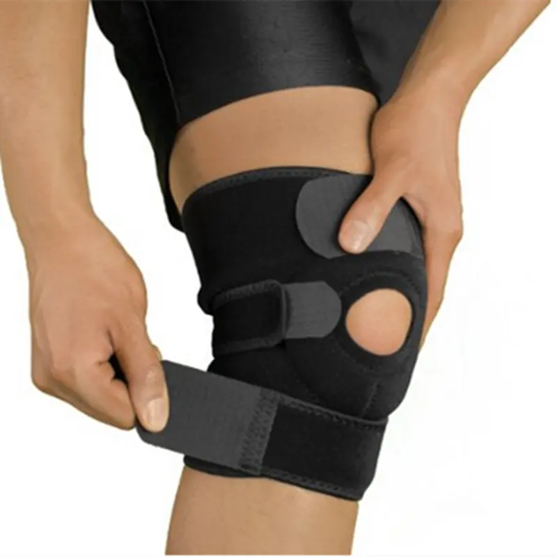 Adjustable Knee Support Brace for Men Women Open Patella